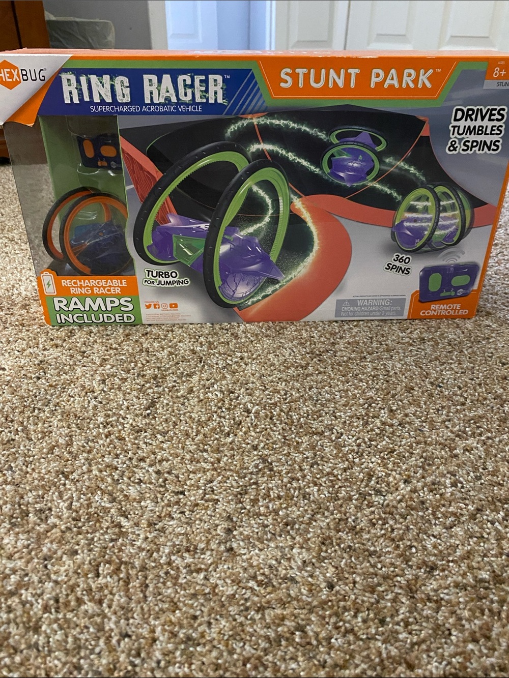 Ring Racer Stunt Park Remote Control Toy - Green & Purple